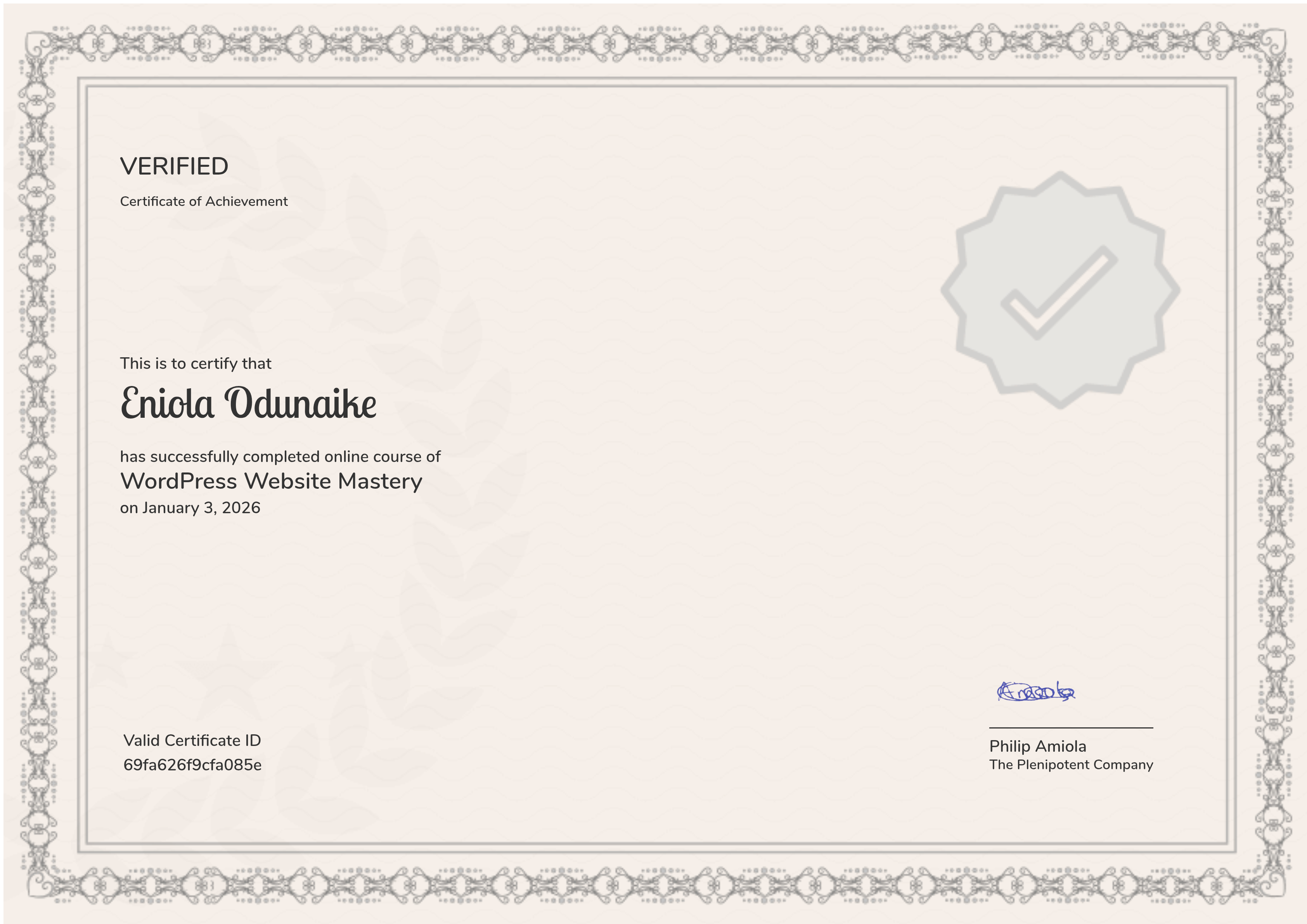 WordPress Website Mastery